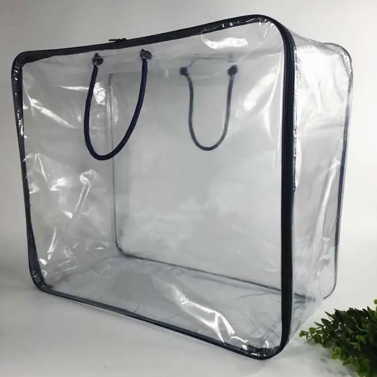Wholesale High Quality Plastic Pvc Zipper Quilt Storage Packaging Bag ...