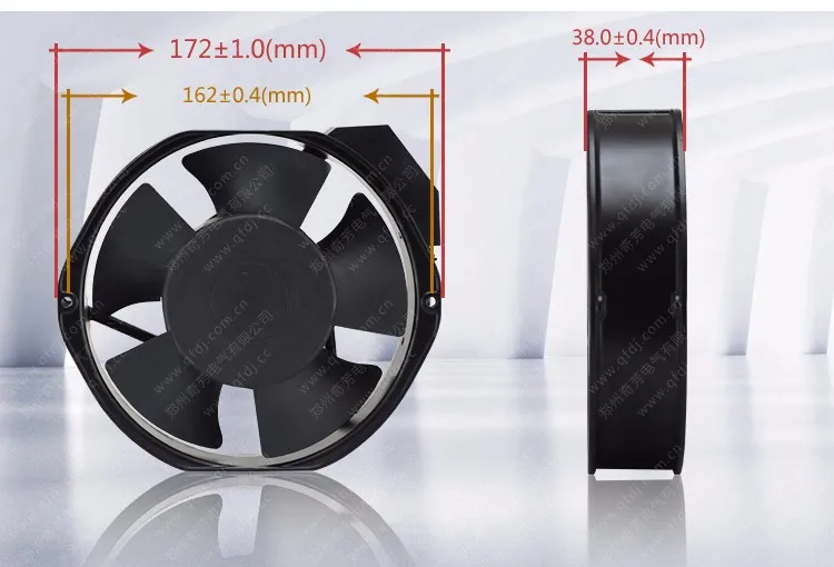 QFDJ  17cm 172mm AC 230V 17250 17238 blower fan  high temperature resistant case axial fan