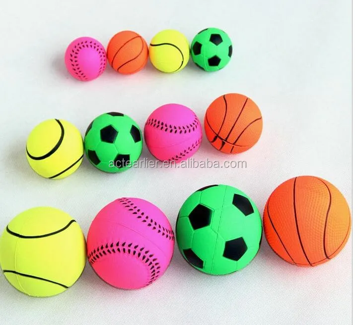 Rubber/pu Material Solid/hollow Super Bouncy Ball/ Hand Ball Buy