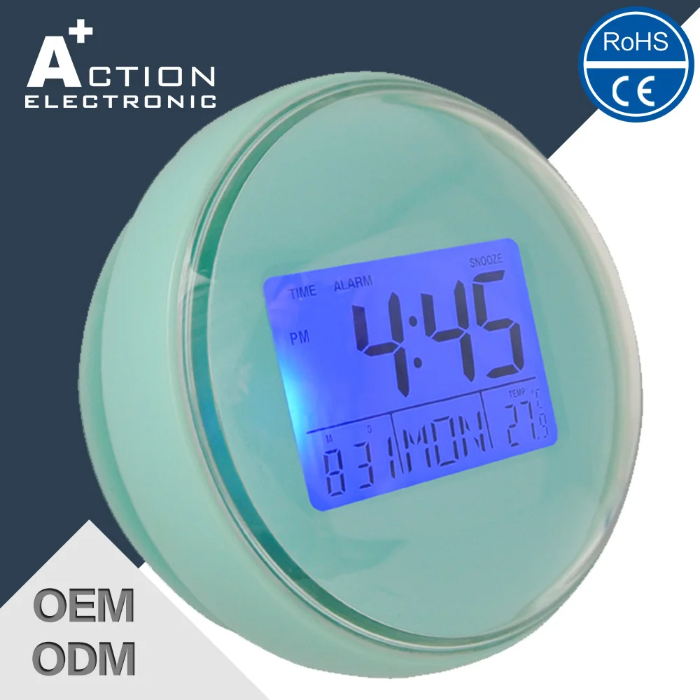 Waterdichte douche mini klok badkamer keuken muur zuig klok ...