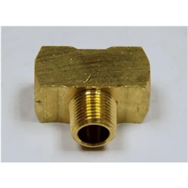1//4/" Female Brass Tee Air Fitting Extruded Forged Pipe Connector Tee Type 1 PC