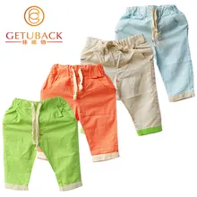 2014 New Retail Hemp Cotton boys summer shorts children brand beach shorts kids casual shorts drop shipping, C294