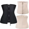 Coldker Waist Trainer Corset Zipper And Hooks Rubber Waist Trainer Corset Underbust Clip and Zip Shape wear Corset