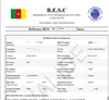 CNCC ECTN APPLICATION FORM -- CAMEROON BORDEREAU DE SUIVI DE CARGAISON (BESC)ELECTRONIC CARGO TRACKING NOTE (ECTN)