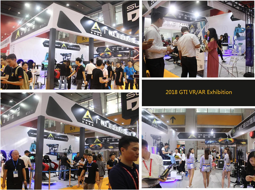 Newly Design Amusement Equipment 720 Degree Virtual Reality Super Rocket VR Simulator Game Machine