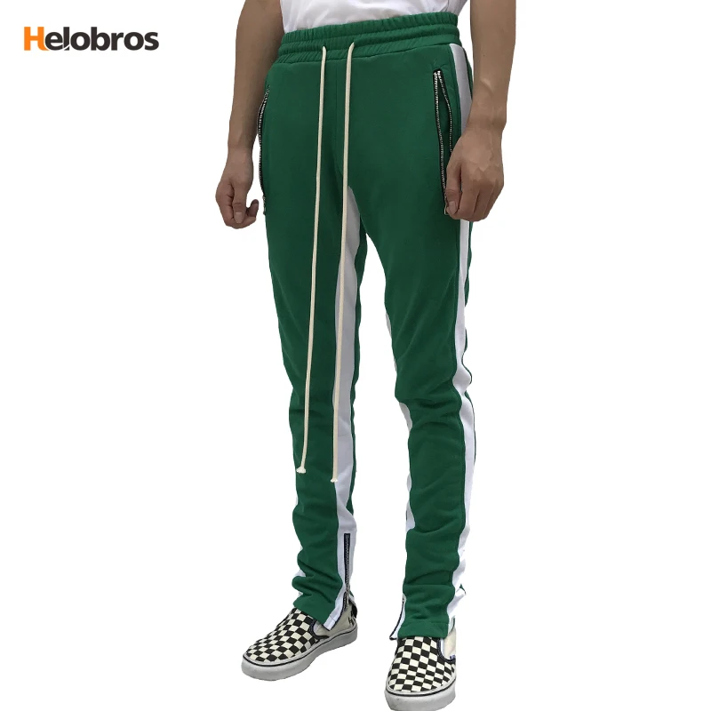 double stripe track pants