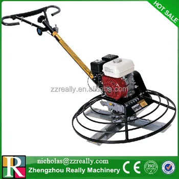 Gasoline Engine Power Trowel Concrete Floor Cordless Polisher