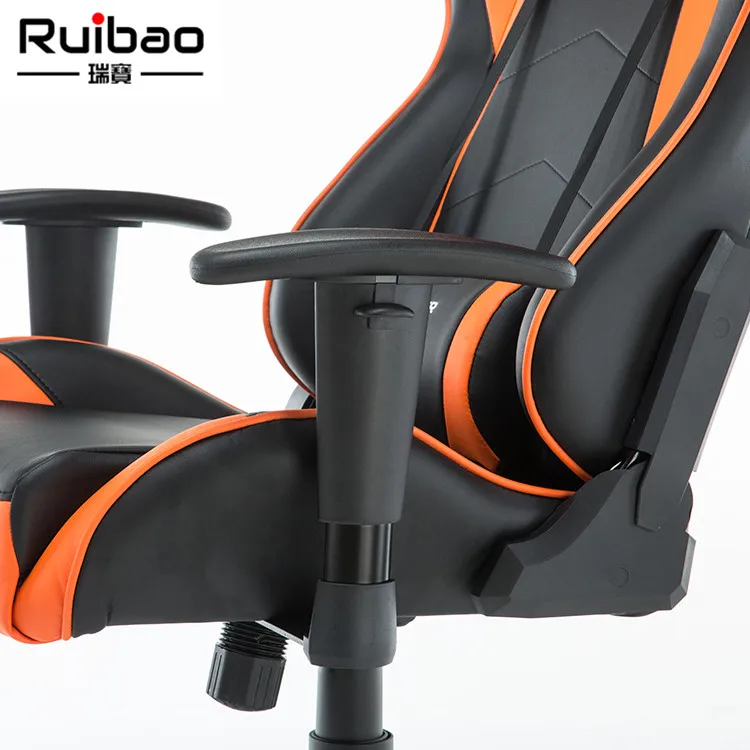 Rgc8044 2d Armrest Metal Base Cold Foam High Back Desk Swivel Tilt Gaming Chair With Racing