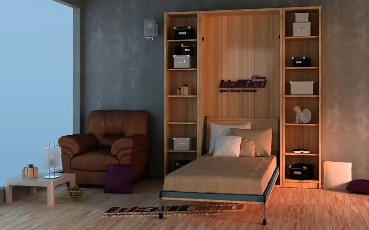 Concealed Bed For Small Apartment Folding Wall Concealed Bed For Small Apartment