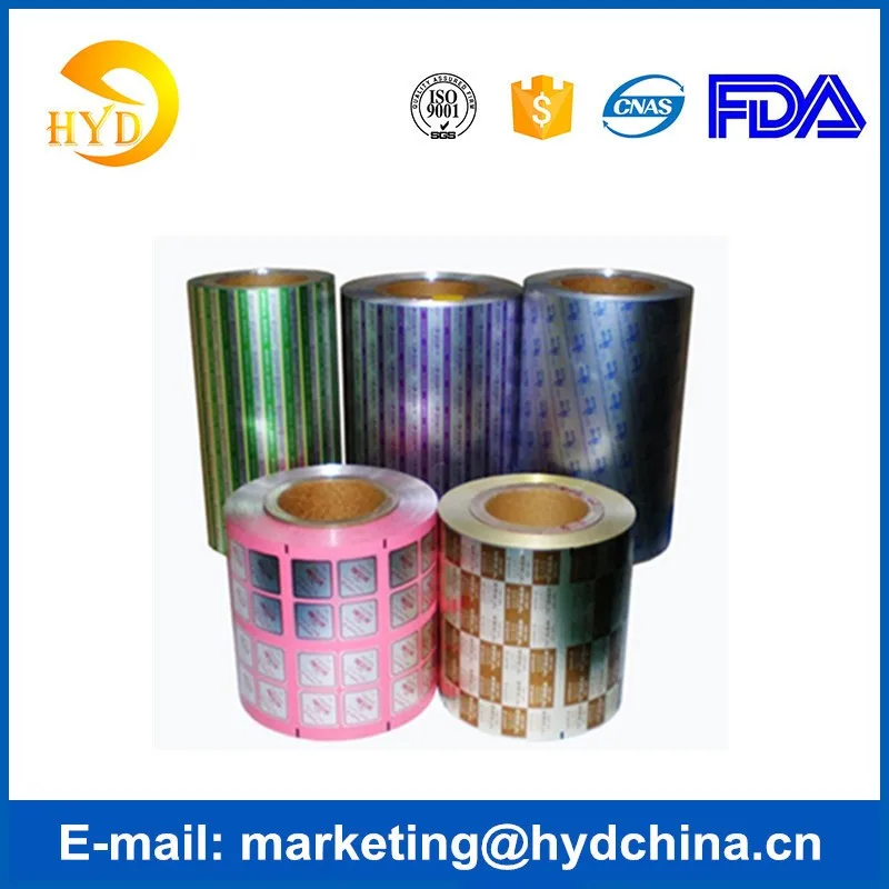 Composite Roll Film For Packing Labels/labels For Bags/aluminum Foil
