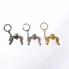 Wholesale DIY 4cm Alloy Metal M Shape Kiss Clasp Mini Clip Sewing Coin Purse Bag Frames With Key Ring