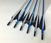 31 inch Aluminum Target Arrows with colorful rubber vanes or real turkey fletchings