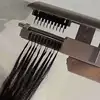 2018 newest and fastest Cuticle Aligned 6D human Hair Extensions used for 6D1 and 6D2 hair extension machine
