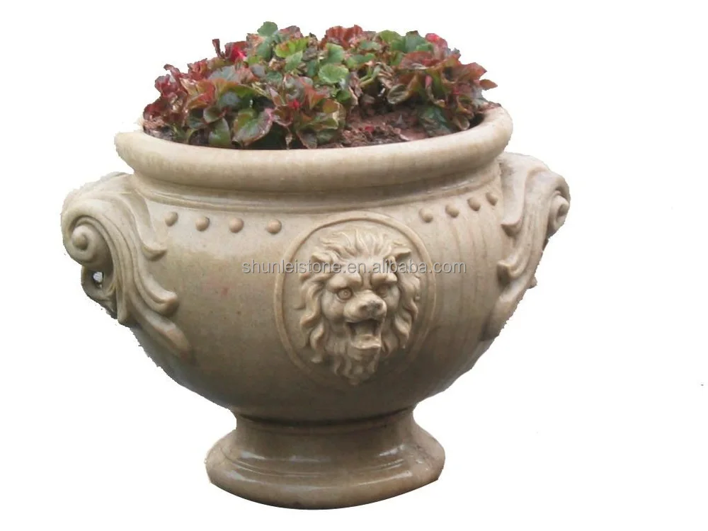 Natural Stone Garden Flower Pots Buy Cheap Flower Pots,Indoor Flower