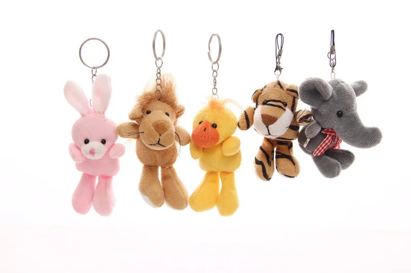 tiny stuffed animal keychains