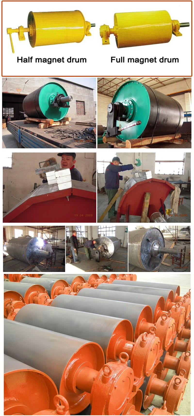 Custom Belt Conveyor Drum Pulley Produce Superior Service