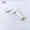 Stainless steel head plastic flexible waste sewer pipe