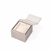 Magnet Flap Lid Cover Wooden Jewelry Packaging Box Dual Earring Ring Box