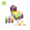Toy Ice Cream Shaped Bottles Contain Nipple Hard Candy and Sour Powder Candy