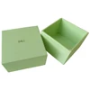 luxury custom blue printing hard cardboard keepsake box and gift box for candle packaging