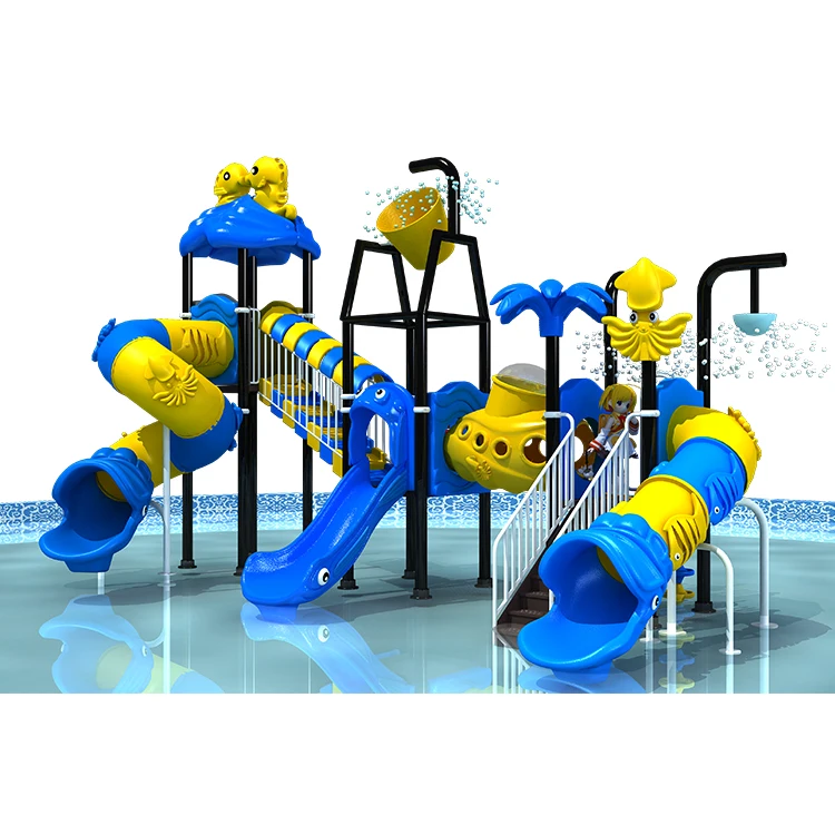 Large Plastic Outdoor Water Slide Park Children Swimming Pool Slide