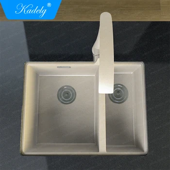 Kadelg Rv Small Undermount Double Bowl Kitchen Sink For Sale