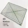 Wedding Accessories 40cm*60cm Artificial Plastic Green Grids For Wedding Wall Backdrop