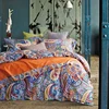 Luxury Traditional Pattern 80s Egyptian Cotton Comforter Set Elite Range for Deep Sleep 6 Pieces bedsheets bedding set