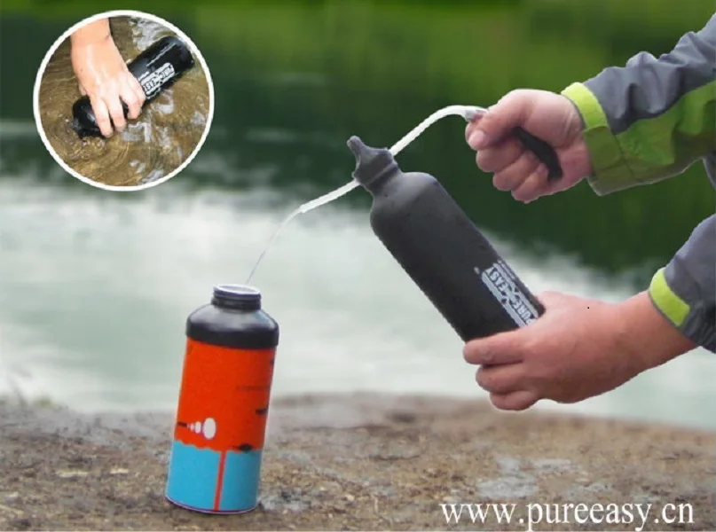 0.1 Micron Stainless Steel Camping Outdoor Ceramic Water Filter