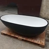 HS-A27 cultured marble freestanding bathtub stone resin bath