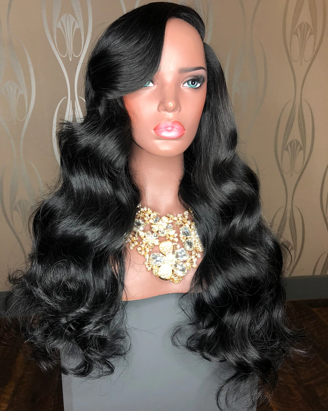 Luxury Quality Sex Women Hair 24 Inch Body Wave 150 180 Density Long