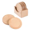 Hot sell good quality cork big roller blank glass coaster
