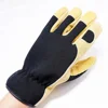 Movan Men`s Split Pigskin Leather Work Gloves with Ultra Comfort for Power & Hand Tools, Construction, Landscaping work