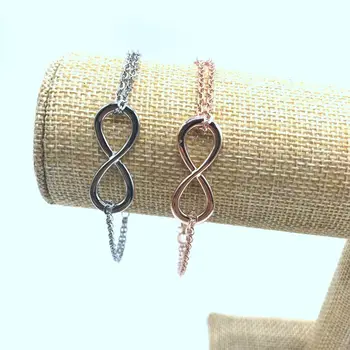 Personalized Infinity Bracelets Alloy Charm Custom Bracelet Personalized Infinity Bracelets Alloy Charm Custom Bracelet