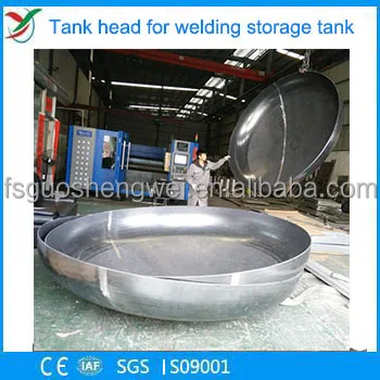 Customized Carbon Steel Dished Tank Heads for Pipe Fittings