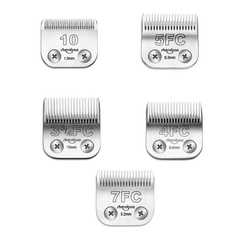 Shernbao A5 Clipper Blades International Usage Standard Blade For Dog