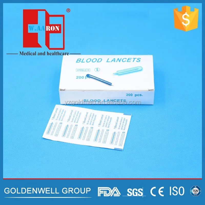 Flake Type Medical Grade Stainless Steel Blood Lancet Buy Stainless