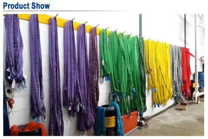 Flat Shape and Polyester Material Lifting tools called webbing sling