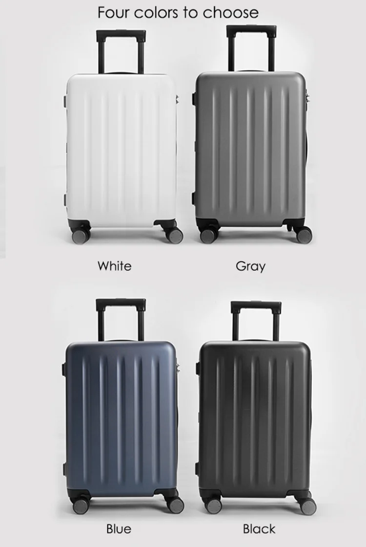 Original Xiaomi Suitcase 20 Inch Mi 90 Points Trolley Honeycomb Surface ...