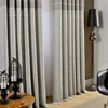 High Quality Wholesale Custom Curtain For Living Room Window Grey Blackout Curtains Factory Supplier Home Curtain Fabric