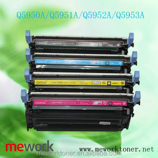 Compatible Toner Cartridge Q5950aq5951aq5952aq5953a For Hp Color Laserjet 47004700n4700dn