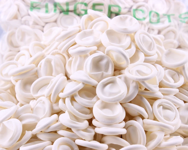 Wholesale White Industrial Finger Cots Malaysia Finger Cots For