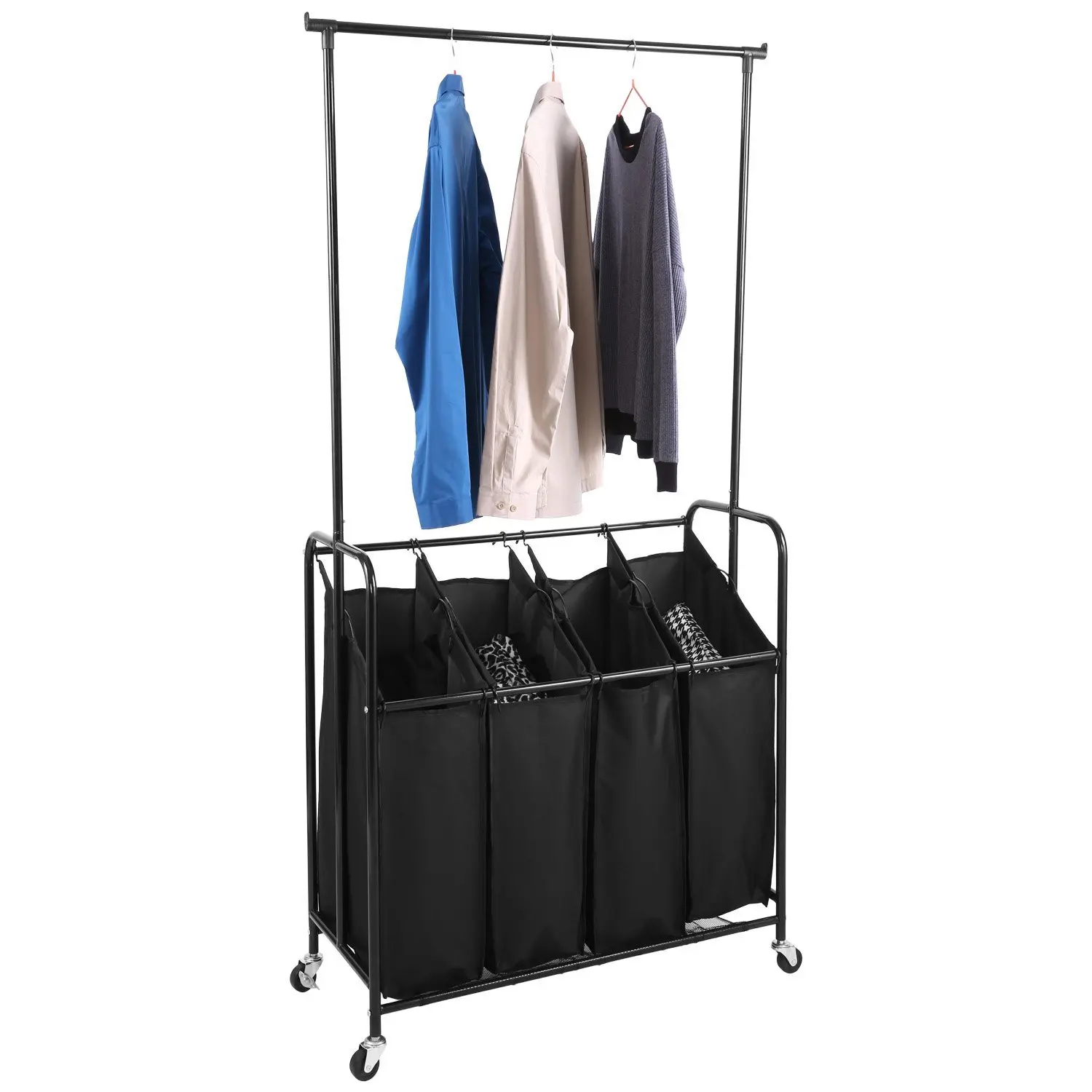 4 section laundry hamper