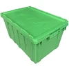 600*400*315mm plastic moving crates and boxes with lid