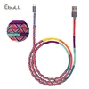 Charging Ethnic Wind Data Transferring and Charging Micro cable Wrapped Colorful Handmade USB 2.0 Usb Cable