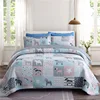 Custom 100 percent cotton horse printed 3pc bedspread quilt pattern for kids