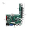 T.V56.81 full HD LCD driver board 3 HDMI Dual USB AV FHD LED TV pcb circuit board with Remote Controller For 12V Screen v59