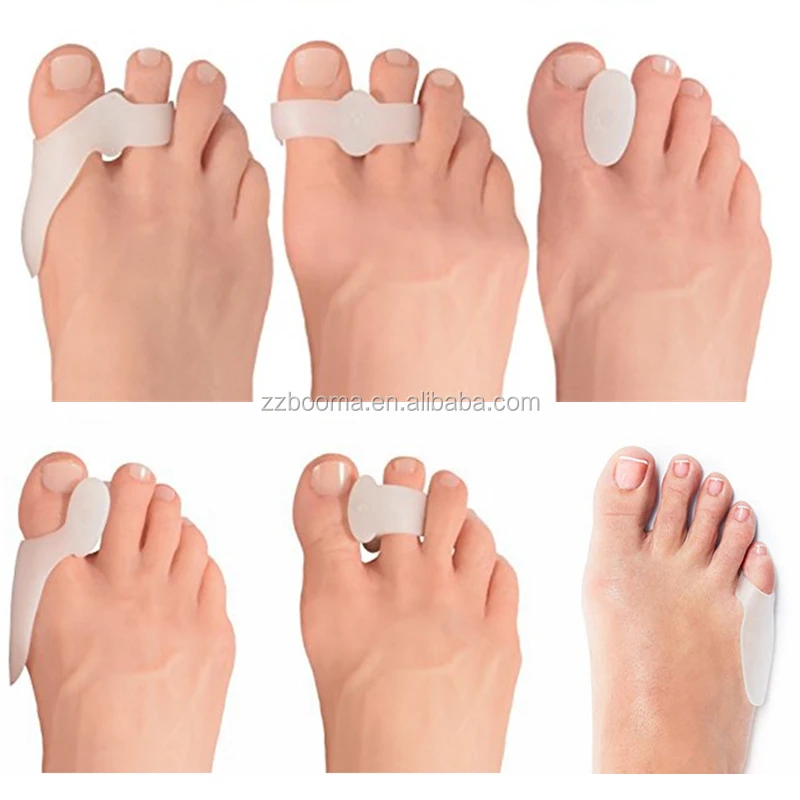Gel silicone toe separator