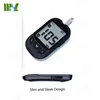 FDA approved Fast test result glucometer with LCD display / blood glucose meter with test strips