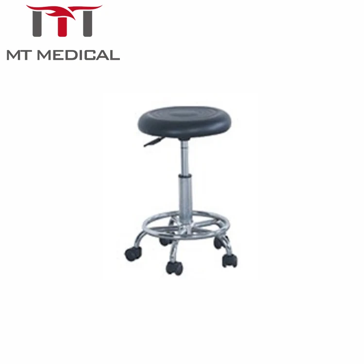 Medical Swivel Lift Chair Stool With Backrest
